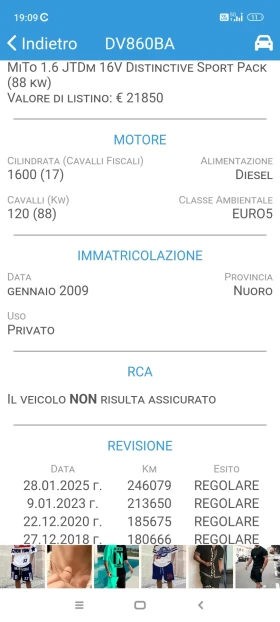 Alfa Romeo MiTo Alfa MiTo 1.6 JTD 16V Euro 5 - 2100 € / 4107.24 лв. - 46942954 16