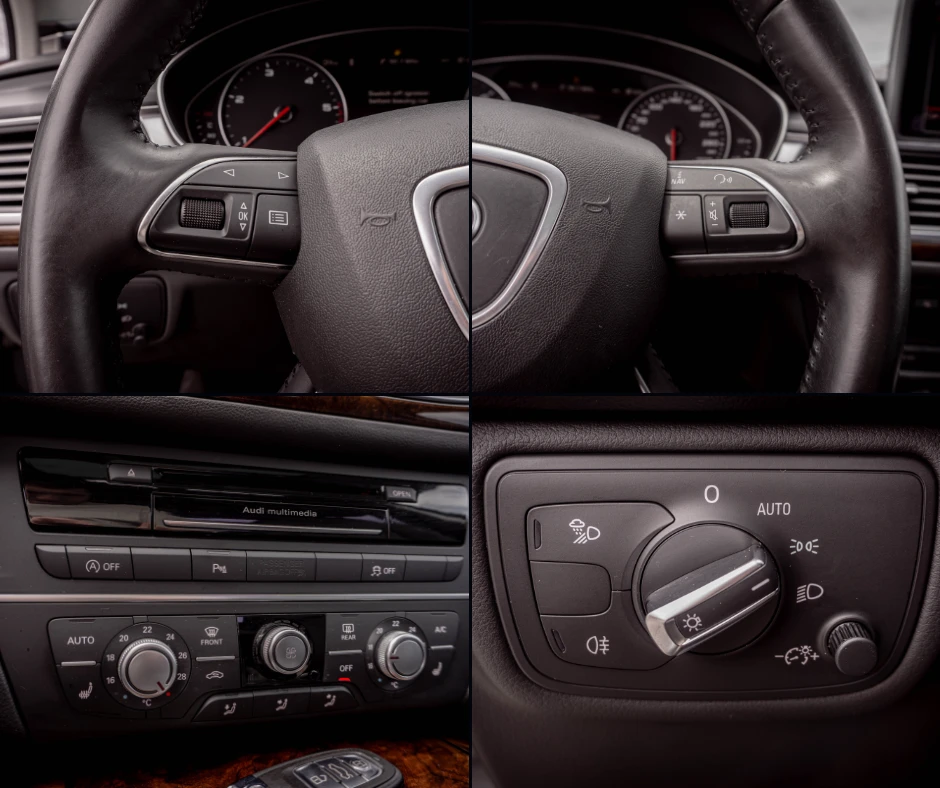 Audi A6 3.0TDI-Quattro-РЕАЛНИ КМ!, снимка 15 - Автомобили и джипове - 54608566