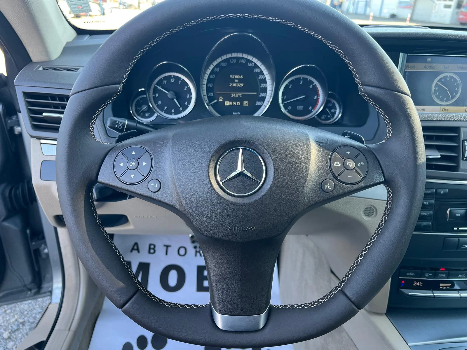 Mercedes-Benz E 350 3, 0i АВТОМАТ КОЖА НАВИ , снимка 13 - Автомобили и джипове - 55702888