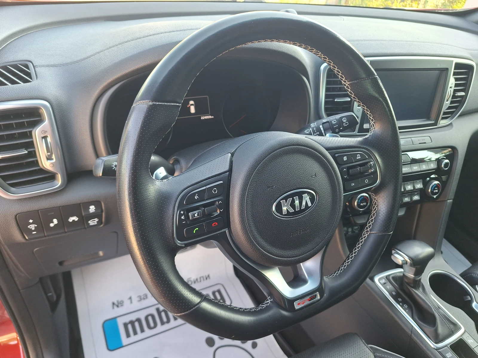 Kia Sportage 2.0crdi 185ks Gt Line 4x4  Koja Navi Pnorama Full!, снимка 14 - Автомобили и джипове - 55689095