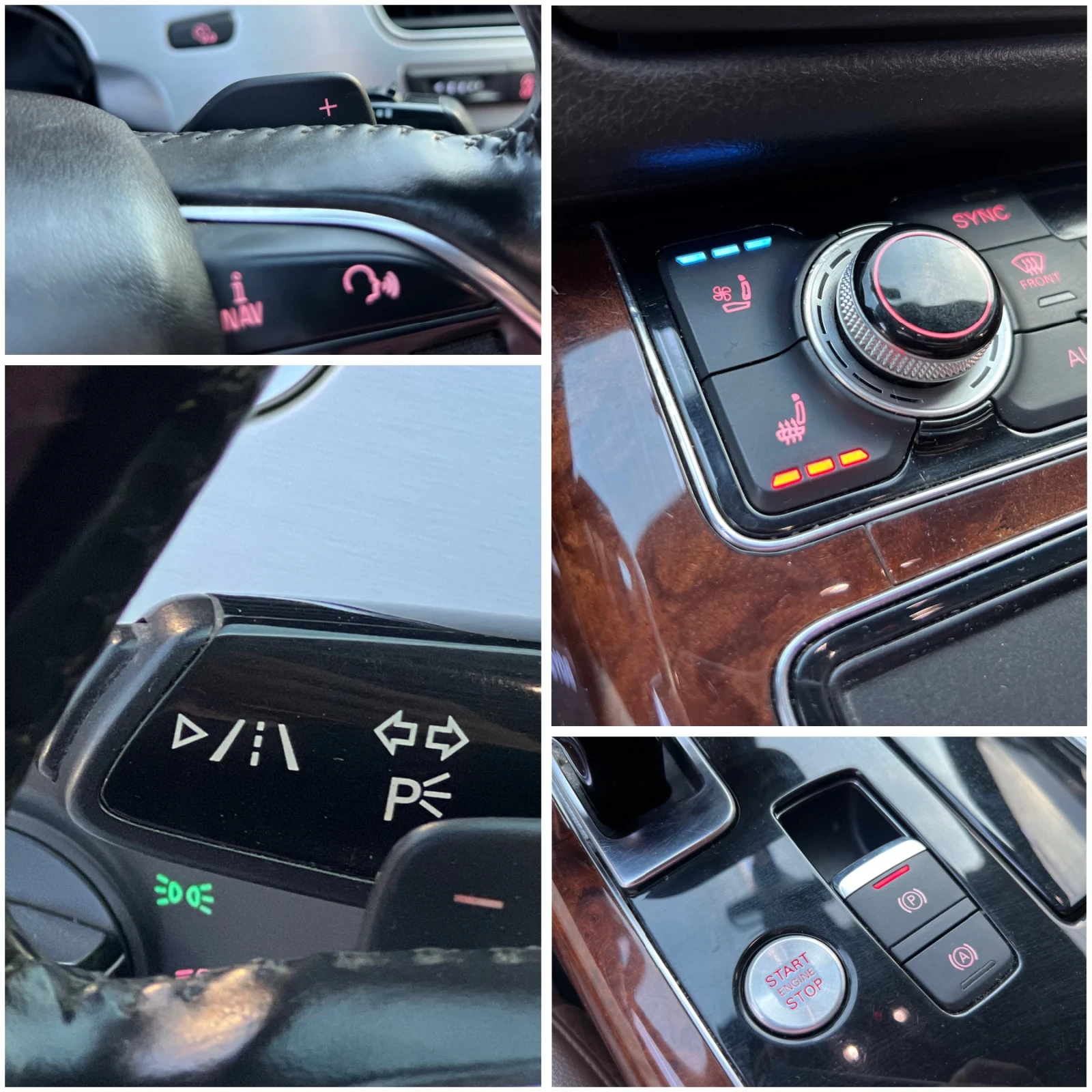 Audi A8 3.0TDI* Обдухване* Подгрев* Масаж* Distronic* 4x4* | Mobile.bg — изображение 15