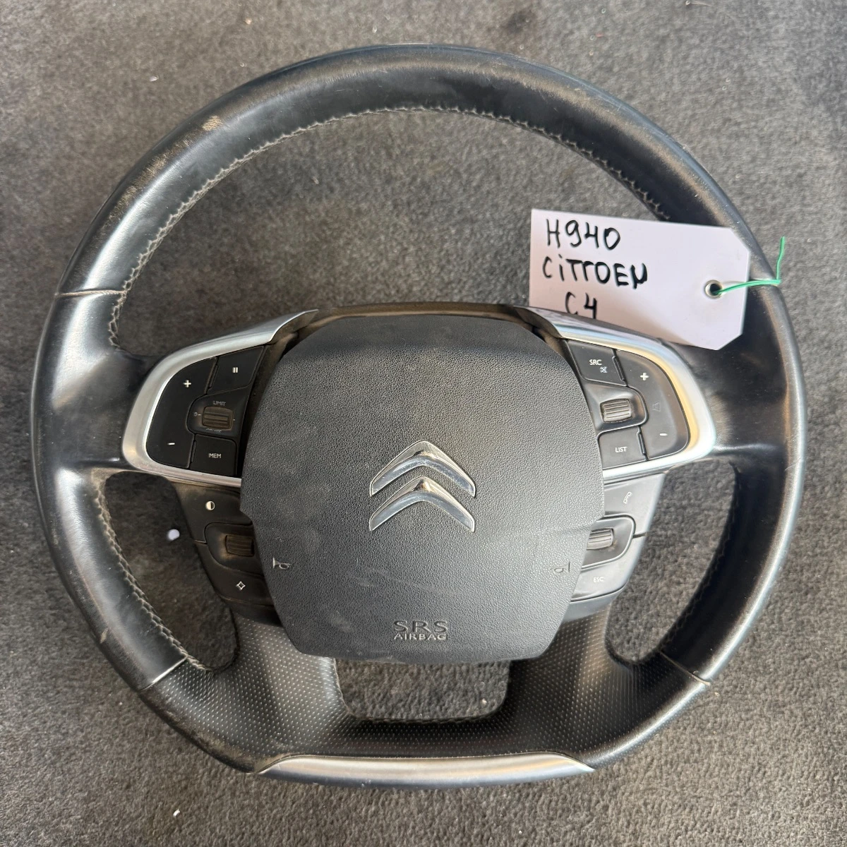 Кожен мултиволан с Airbag за Citroen C4 DS4 за модели от 2011 2015г 307519599