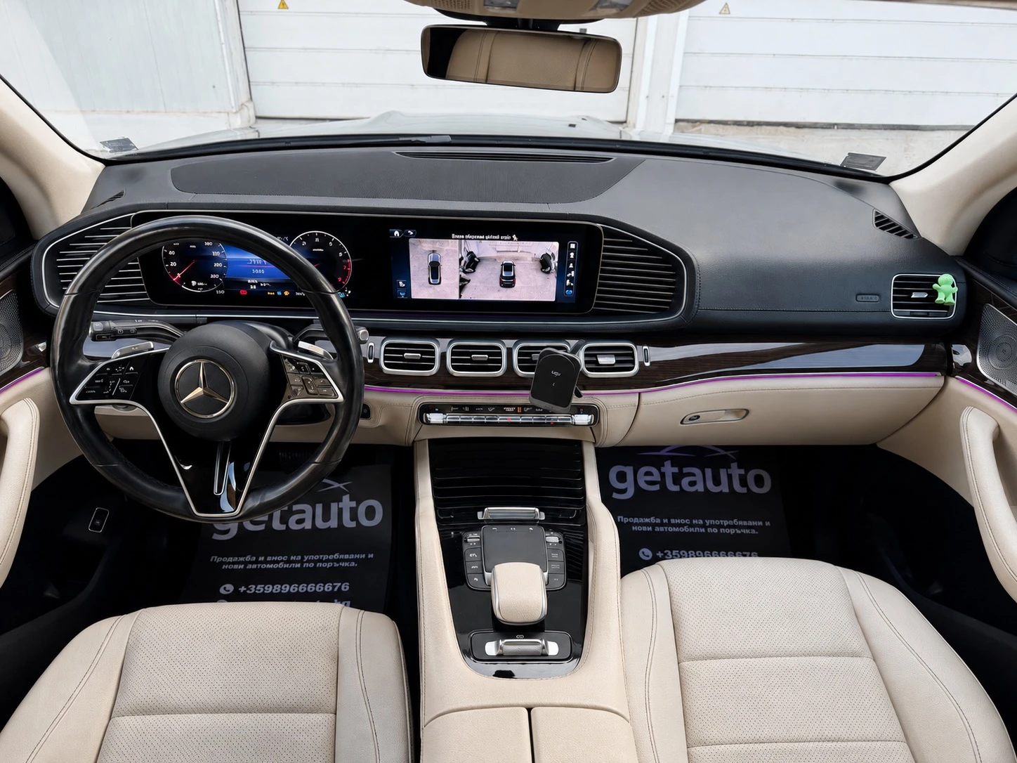 Mercedes-Benz GLE 450 Multibeam-Burmester-360Кам-Европейска-Гаранция, снимка 12 - Автомобили и джипове - 55792995