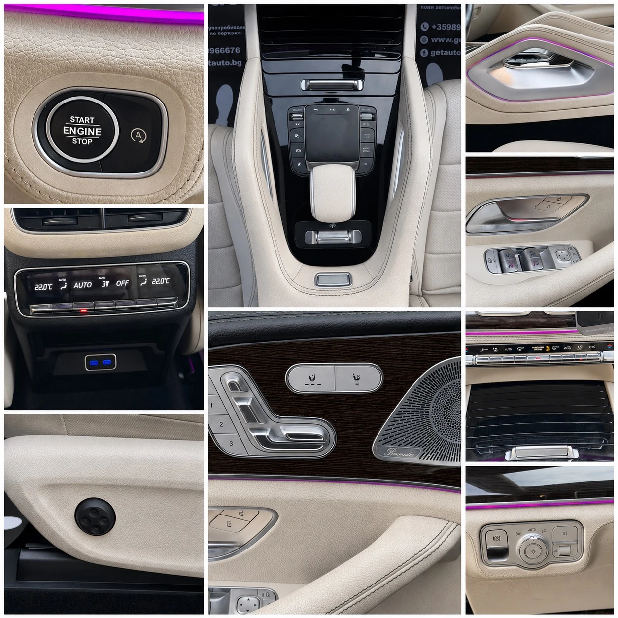 Mercedes-Benz GLE 450 Multibeam-Burmester-360Кам-Европейска-Гаранция, снимка 14 - Автомобили и джипове - 55792995