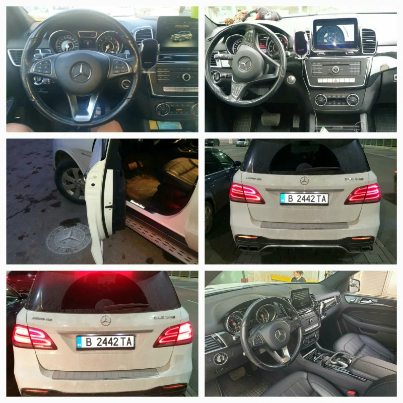 Mercedes-Benz GLE 350 GLE350 2016 бензин. 58000к.6.3AMG PACK на Пружини , снимка 9 - Автомобили и джипове - 47870900