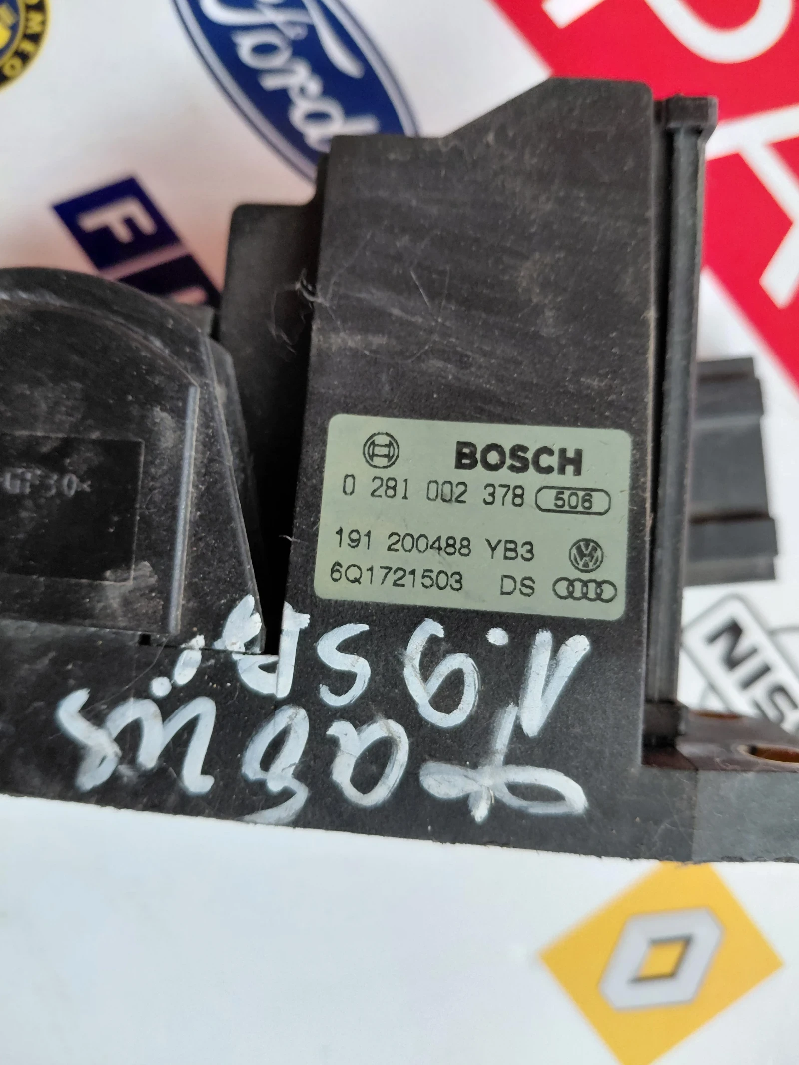 6Q1721503 педал газ VW, SKODA, SEAT 0281002378, снимка 2 - Части - 53963222