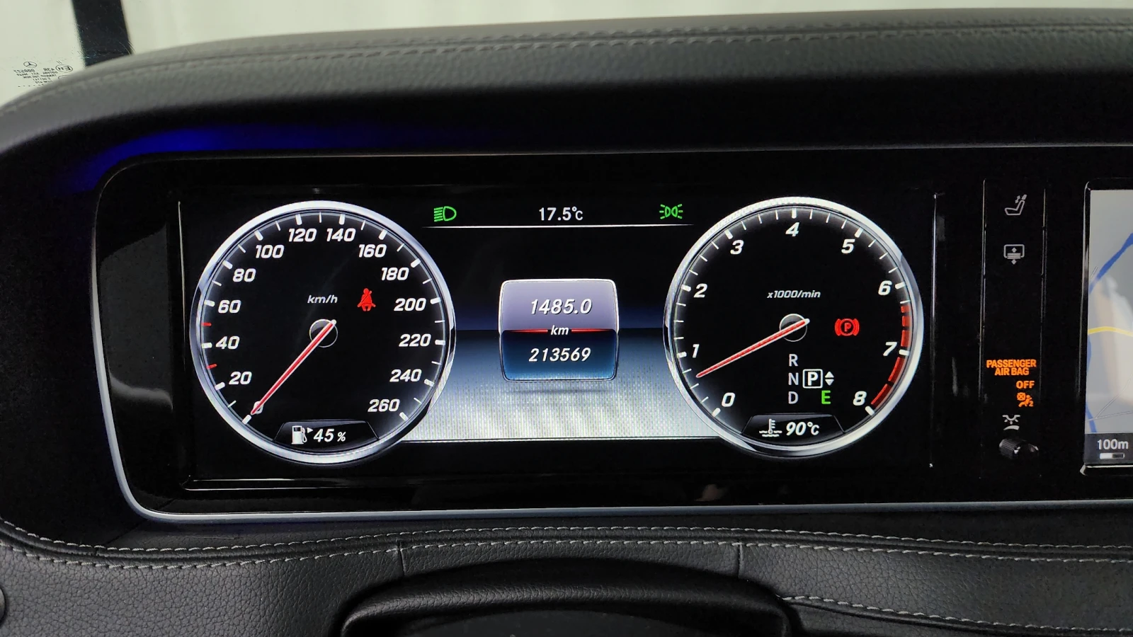 Mercedes-Benz S 450 DIS* BURM* 360* TV* Massage* , снимка 7 - Автомобили и джипове - 54697490