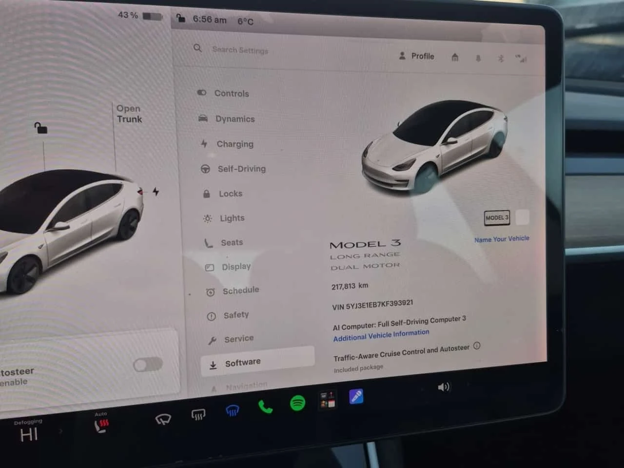 Tesla Model 3 * LONG RANGE * АВТОКРЕДИТ БЕЗ ПЪРВОНАЧАЛНА ВНОСКА*, снимка 9 - Автомобили и джипове - 56220015
