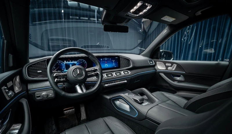 Mercedes-Benz GLS580 AMG/4-MATIC/FACELIFT/EXCLUSIV/BURM/PANO/HEADUP/360, снимка 10 - Автомобили и джипове - 51567338