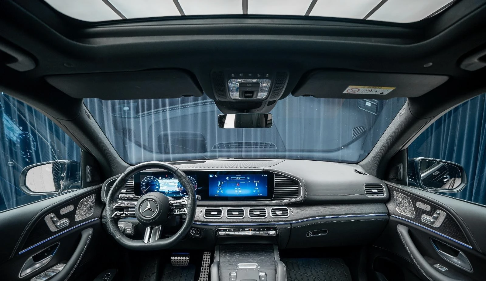 Mercedes-Benz GLS580 AMG/4-MATIC/FACELIFT/EXCLUSIV/BURM/PANO/HEADUP/360 | Mobile.bg   14