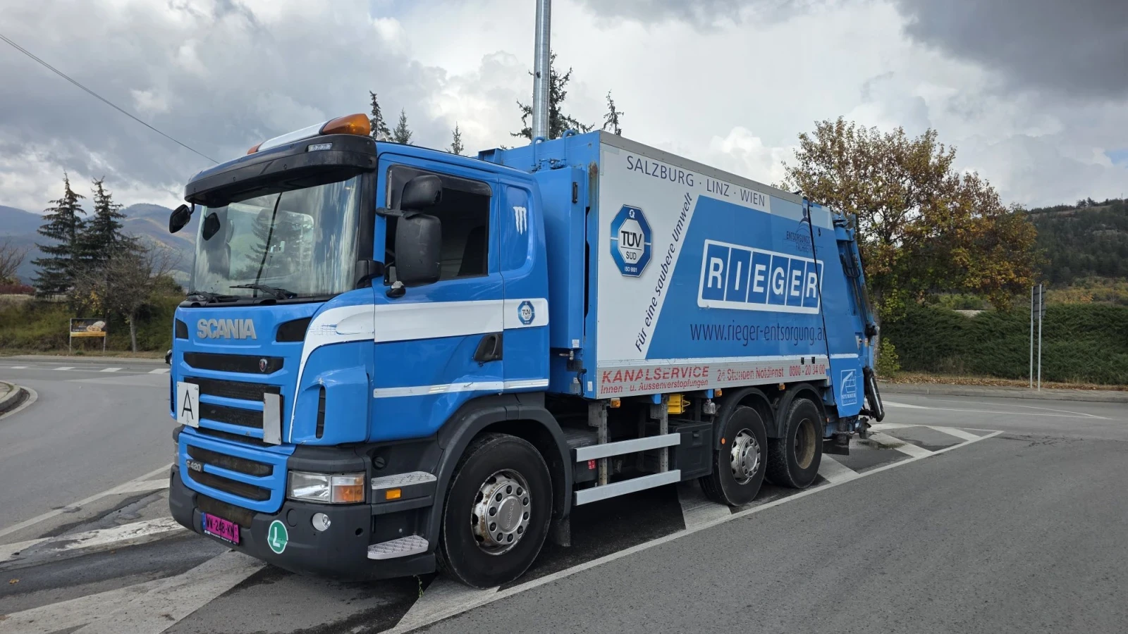 Scania R 420 EURO 5 6X2 EEV Сметосъбирач