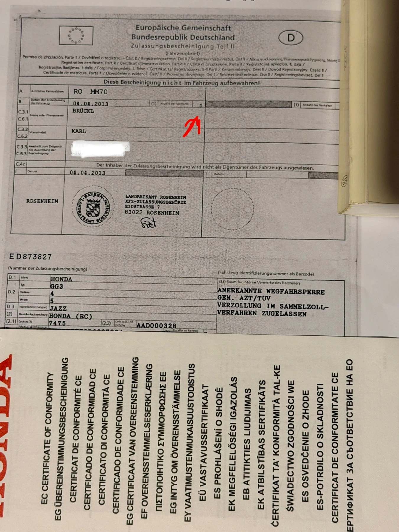 Honda Jazz 1.4i Si FaceLift i-Vtec 24 600km, снимка 15 - Автомобили и джипове - 56248178