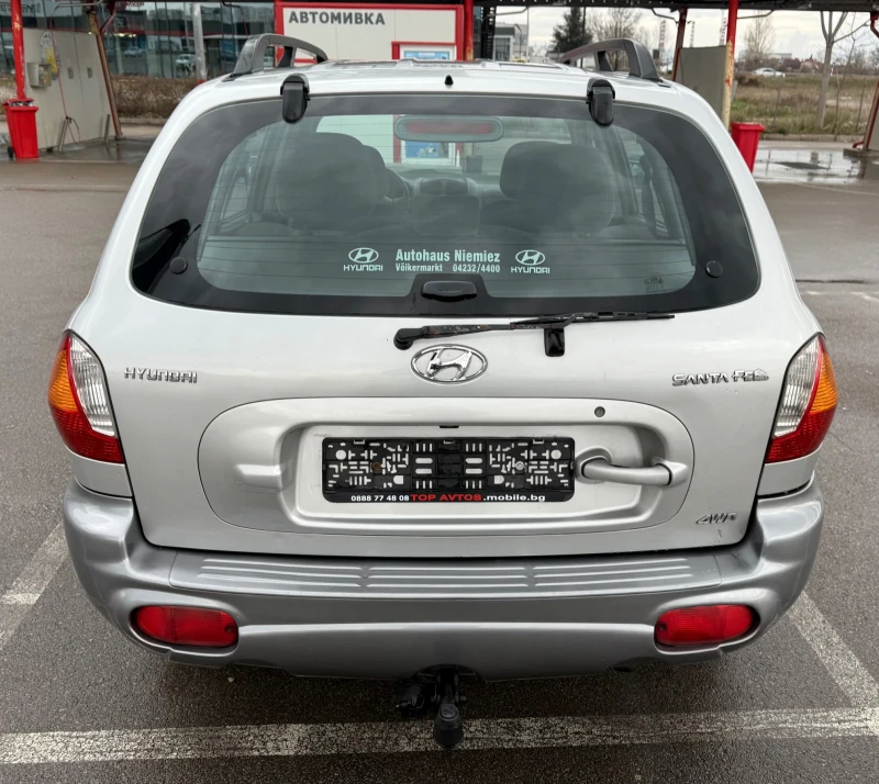 Hyundai Santa fe 2.0 CRDi/112kc/4WD/Клима/Подгрев/Теглич, снимка 5 - Автомобили и джипове - 49611604