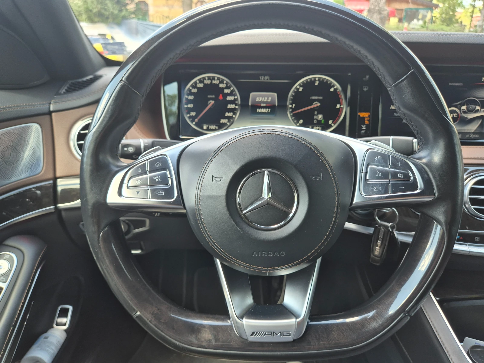 Mercedes-Benz S 350 Long AMG 4Matic TV, снимка 10 - Автомобили и джипове - 54426456
