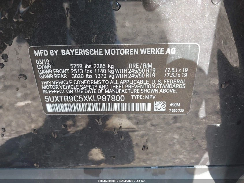 BMW X3 2.0l xDrive30I, снимка 9 - Автомобили и джипове - 54756261