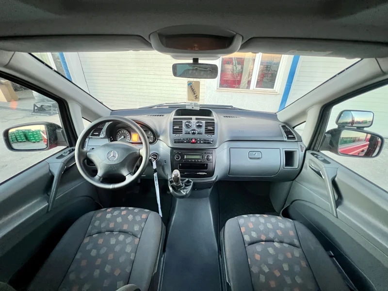 Mercedes-Benz Vito LONG / 9-места / Климатик / OM646, снимка 13 - Бусове и автобуси - 48612148