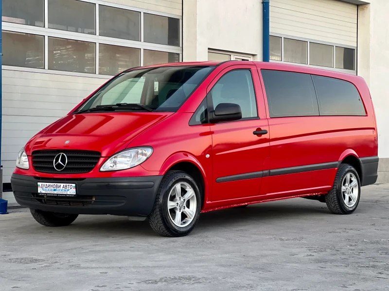 Mercedes-Benz Vito LONG / 9-места / Климатик / OM646, снимка 3 - Бусове и автобуси - 48612148