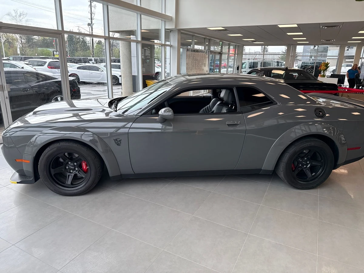 Dodge Challenger SRT Demon * 840КС* 9867КМ * АвтоКредит* ЦЕНА ДО БГ, снимка 2 - Автомобили и джипове - 54137820