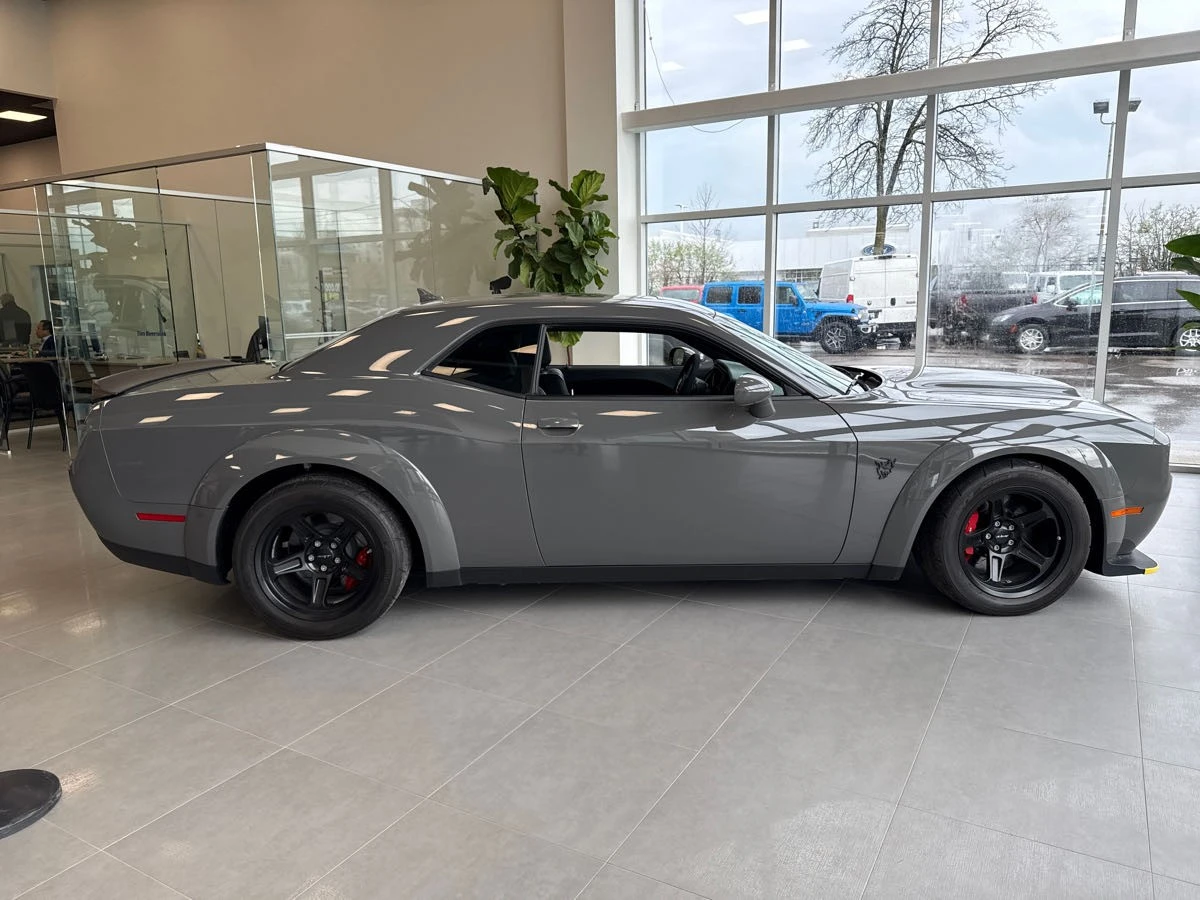 Dodge Challenger SRT Demon * 840КС* 9867КМ * АвтоКредит* ЦЕНА ДО БГ, снимка 3 - Автомобили и джипове - 54137820