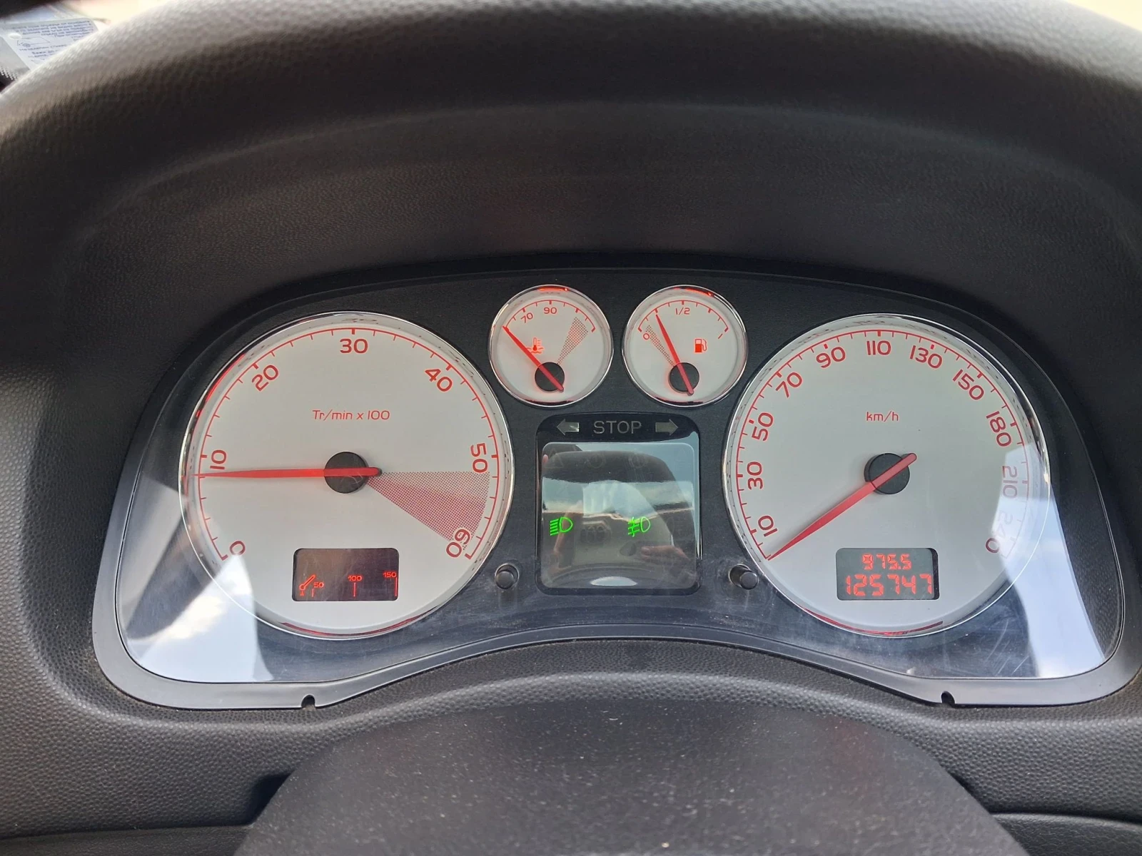 Peugeot 307 125.747км 1.6HDI 109кс OXYGO ПАНОРАМА ПОДГРЕВ 6+ 1, снимка 9 - Автомобили и джипове - 55739331