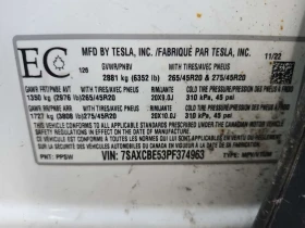 Tesla Model X * AWD * KEYLESS * ПОДГРЕВ * ОБДУХВАНЕ * , снимка 16
