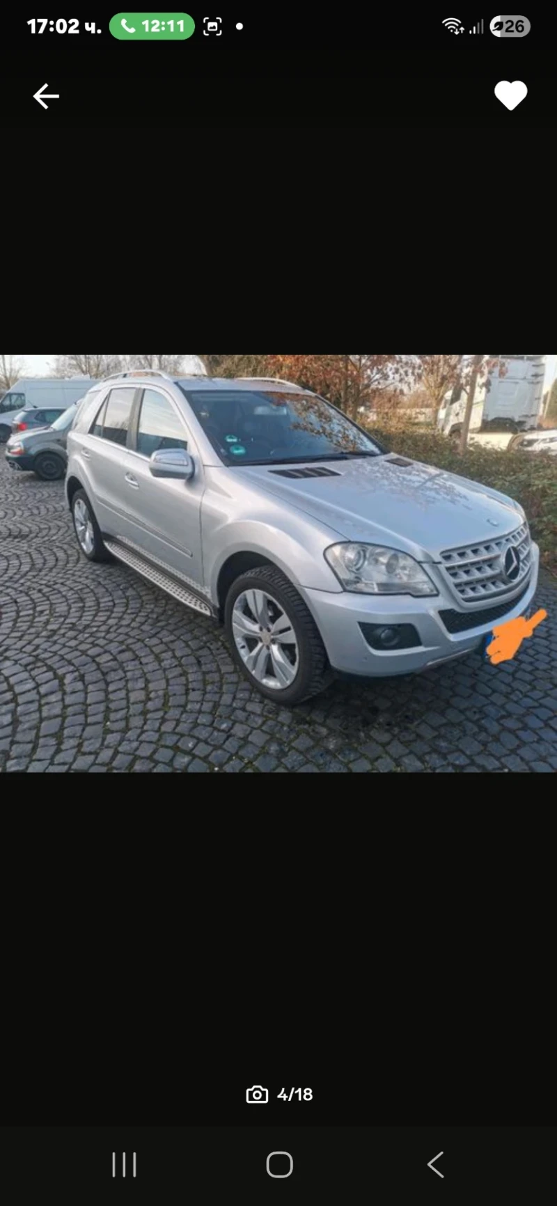 Mercedes-Benz ML 320, снимка 4 - Автомобили и джипове - 53473142