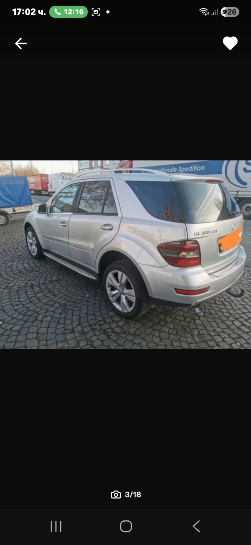Mercedes-Benz ML 320, снимка 3 - Автомобили и джипове - 53473142
