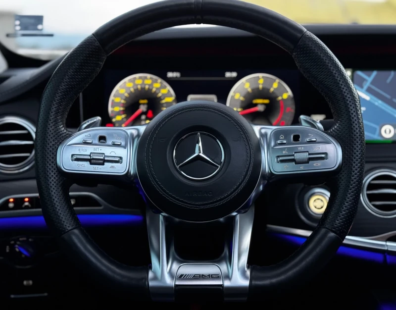 Mercedes-Benz S 560 - Amg - Long - 4-matic- Full- 3xTV- Burmester -, снимка 8 - Автомобили и джипове - 51949541