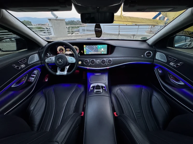 Mercedes-Benz S 560 - Amg - Long - 4-matic- Full- 3xTV- Burmester -, снимка 7 - Автомобили и джипове - 51949541