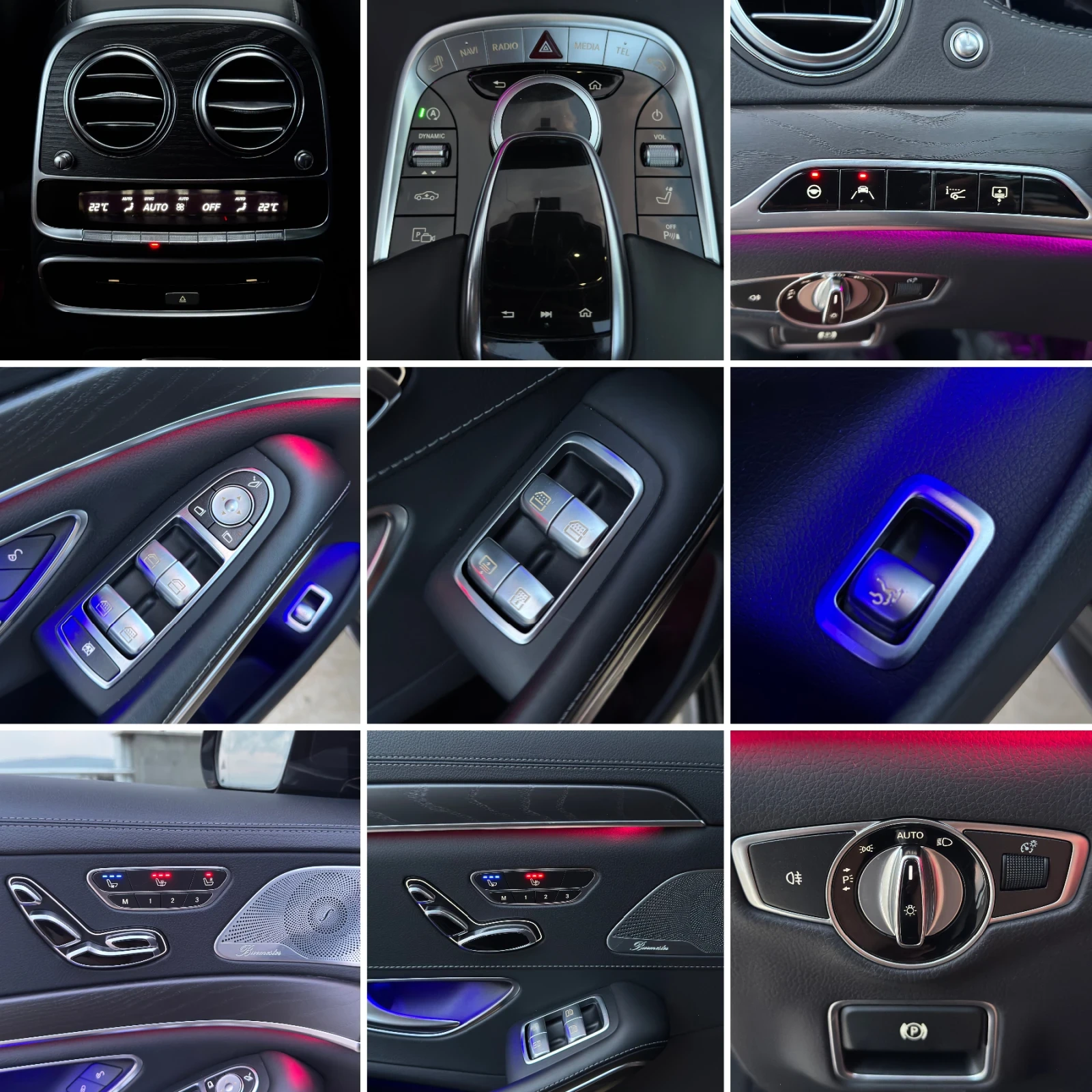 Mercedes-Benz S 560 - Amg - Long - 4-matic- Full- 3xTV- Burmester - | Mobile.bg   13