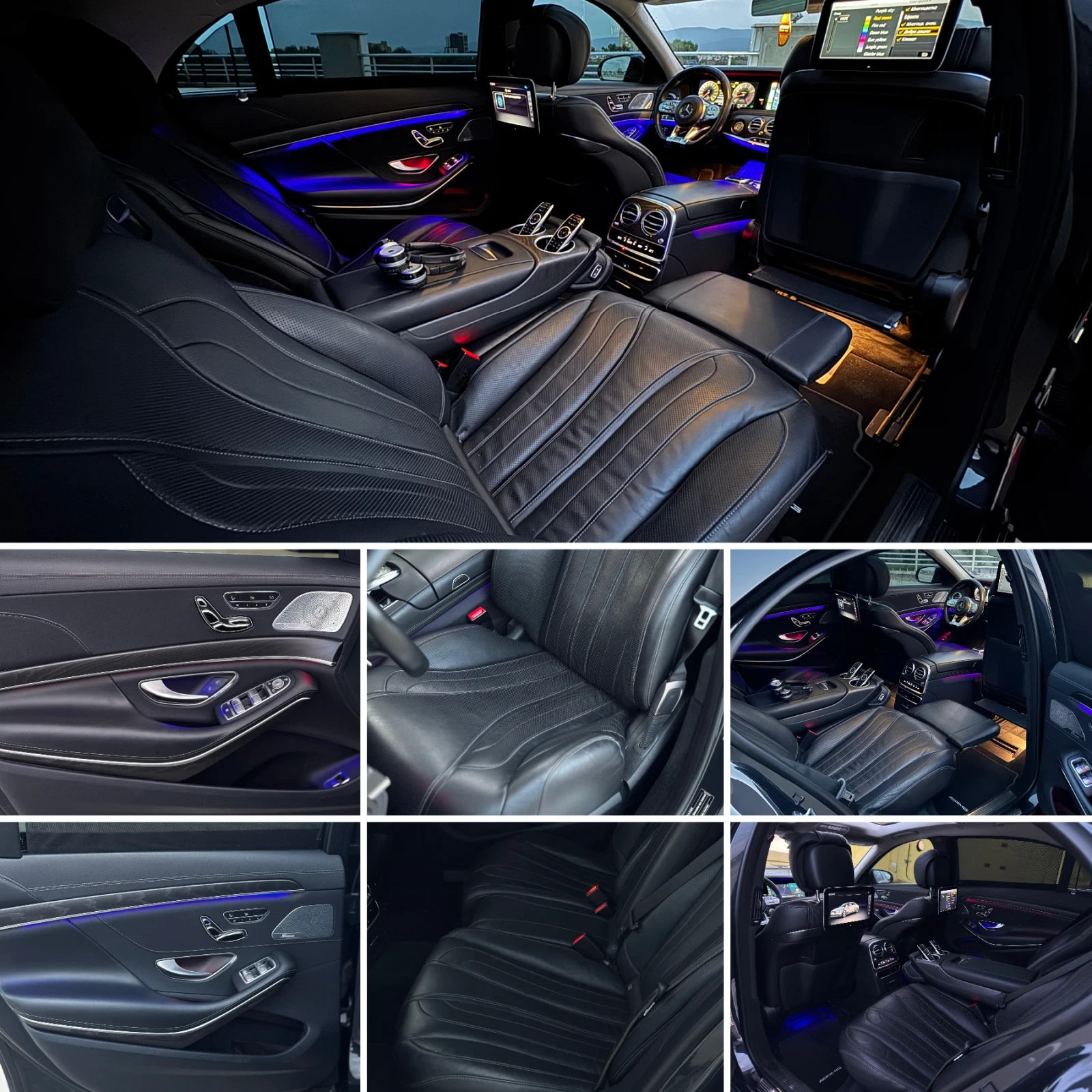 Mercedes-Benz S 560 - Amg - Long - 4-matic- Full- 3xTV- Burmester - | Mobile.bg   11