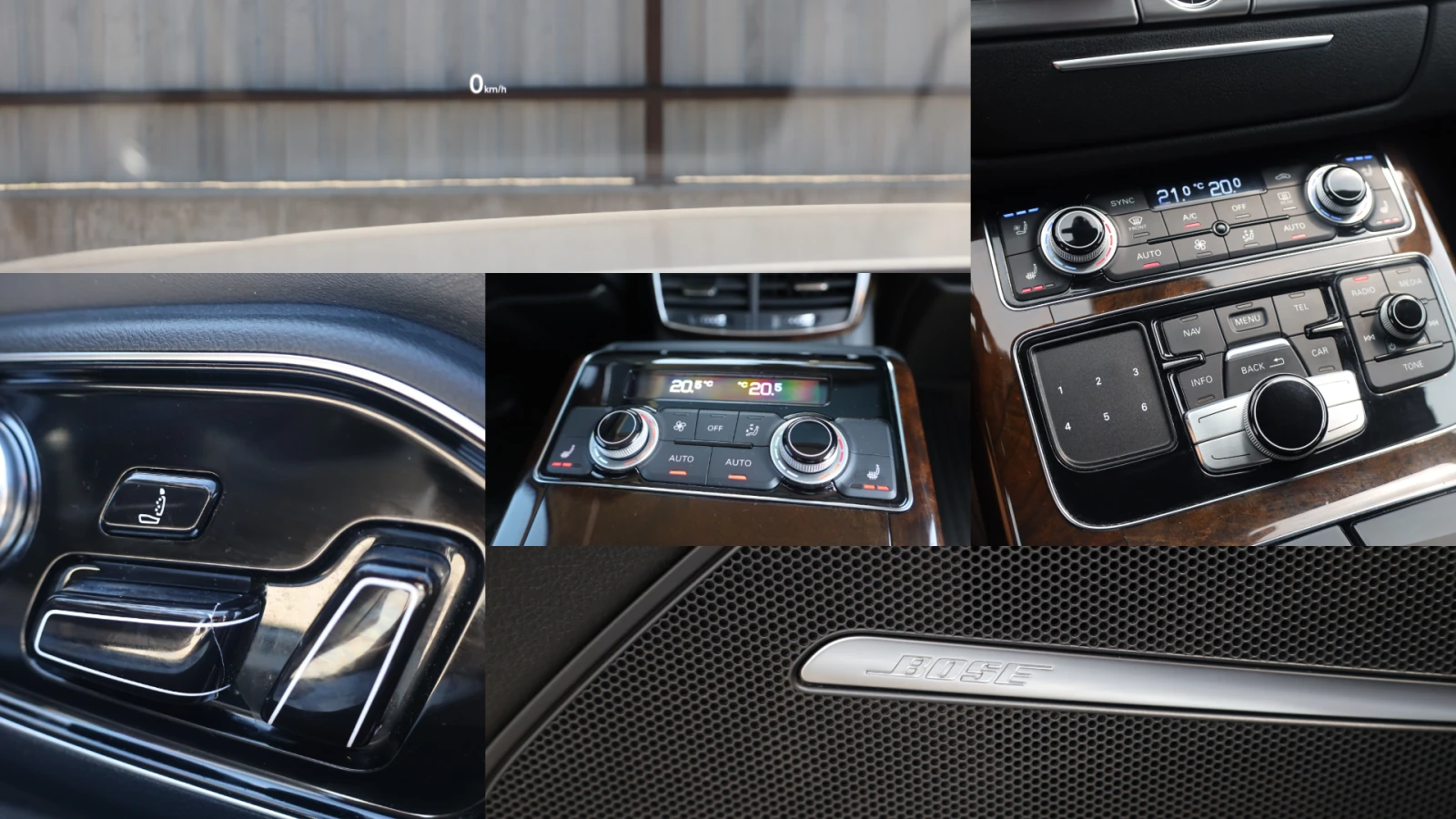 Audi A8 3.0 TDI Quattro MATRIX MASSAGE Вакуум TVTuner BOSE, снимка 14 - Автомобили и джипове - 55790925