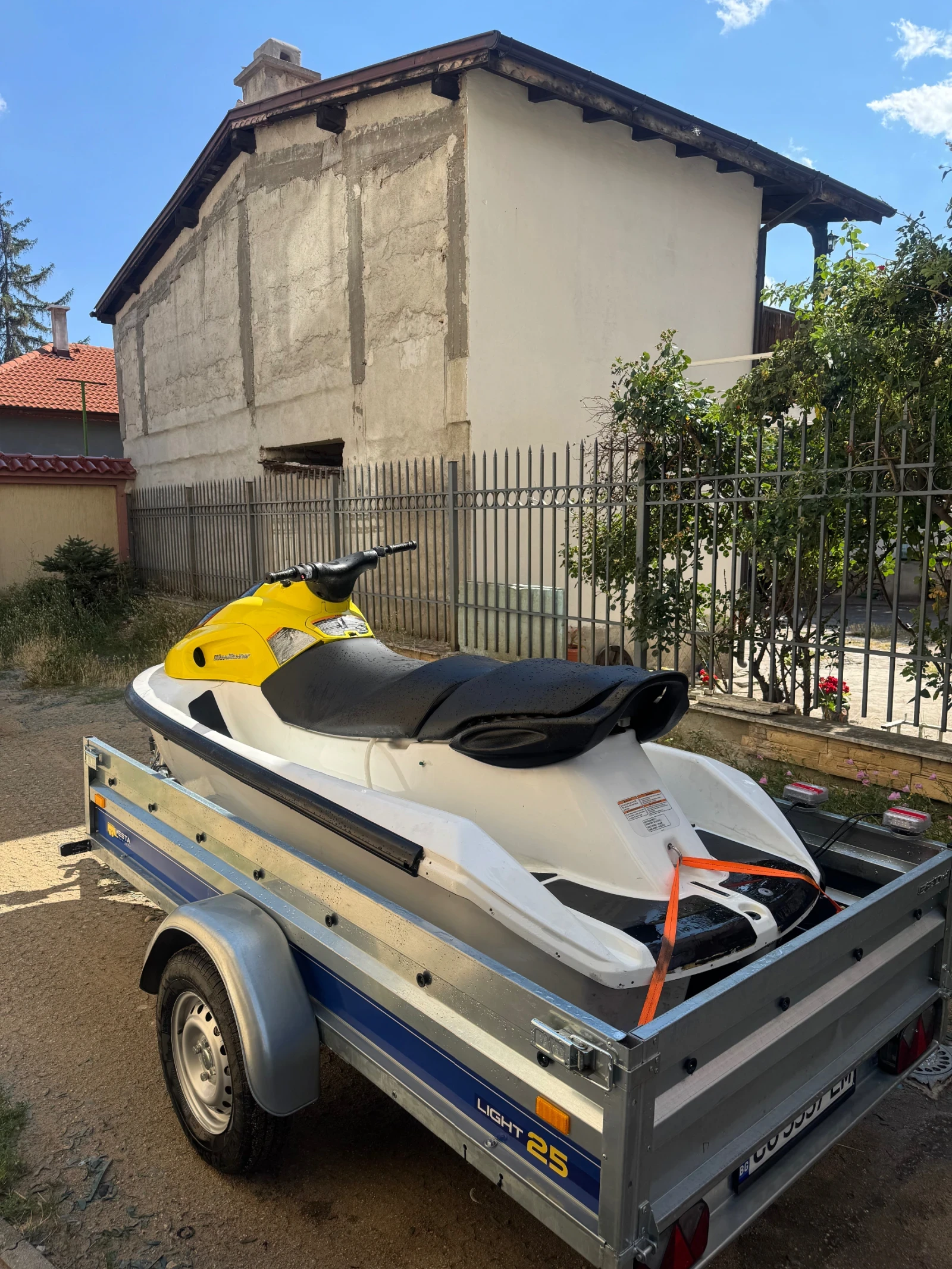 Джет Yamaha 1200 155кс, снимка 2 - Воден транспорт - 55581175