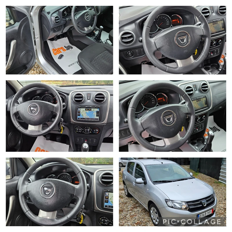 Dacia Sandero 1, 2i-2014г* ФАБРИЧЕН ГАЗОВ ИНЖЕКЦИОН* КЛИМА* ЕВРО, снимка 16 - Автомобили и джипове - 52309160