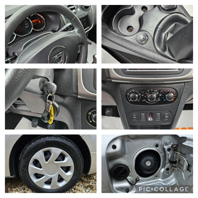 Dacia Sandero 1, 2i-2014г* ФАБРИЧЕН ГАЗОВ ИНЖЕКЦИОН* КЛИМА* ЕВРО, снимка 17 - Автомобили и джипове - 52309160