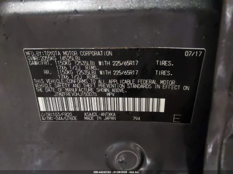 Toyota Rav4 2.5l Le, снимка 9 - Автомобили и джипове - 53467265