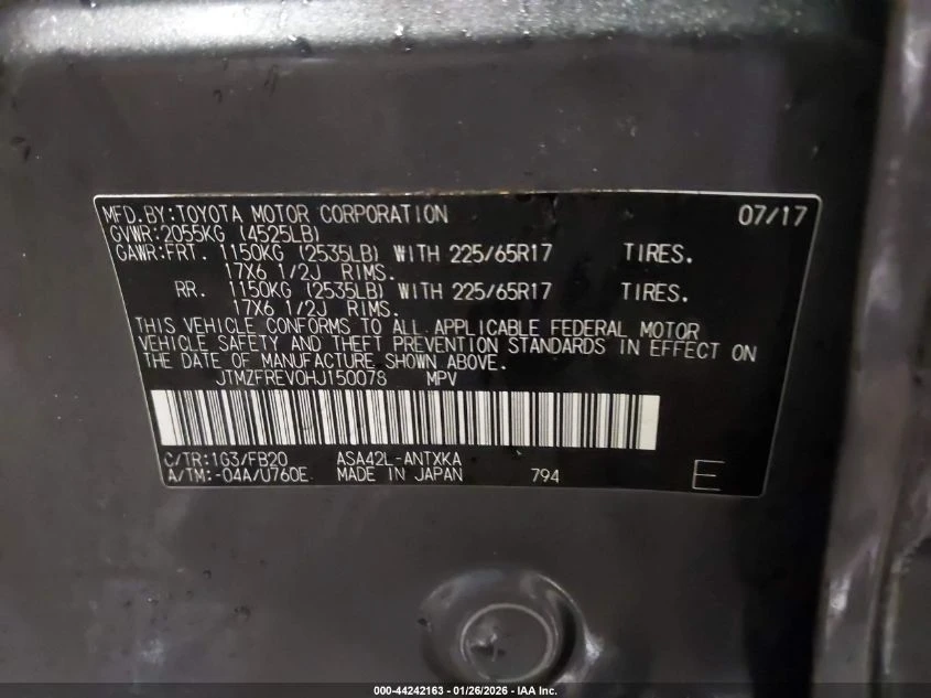 Toyota Rav4 2.5l Le - изображение 9