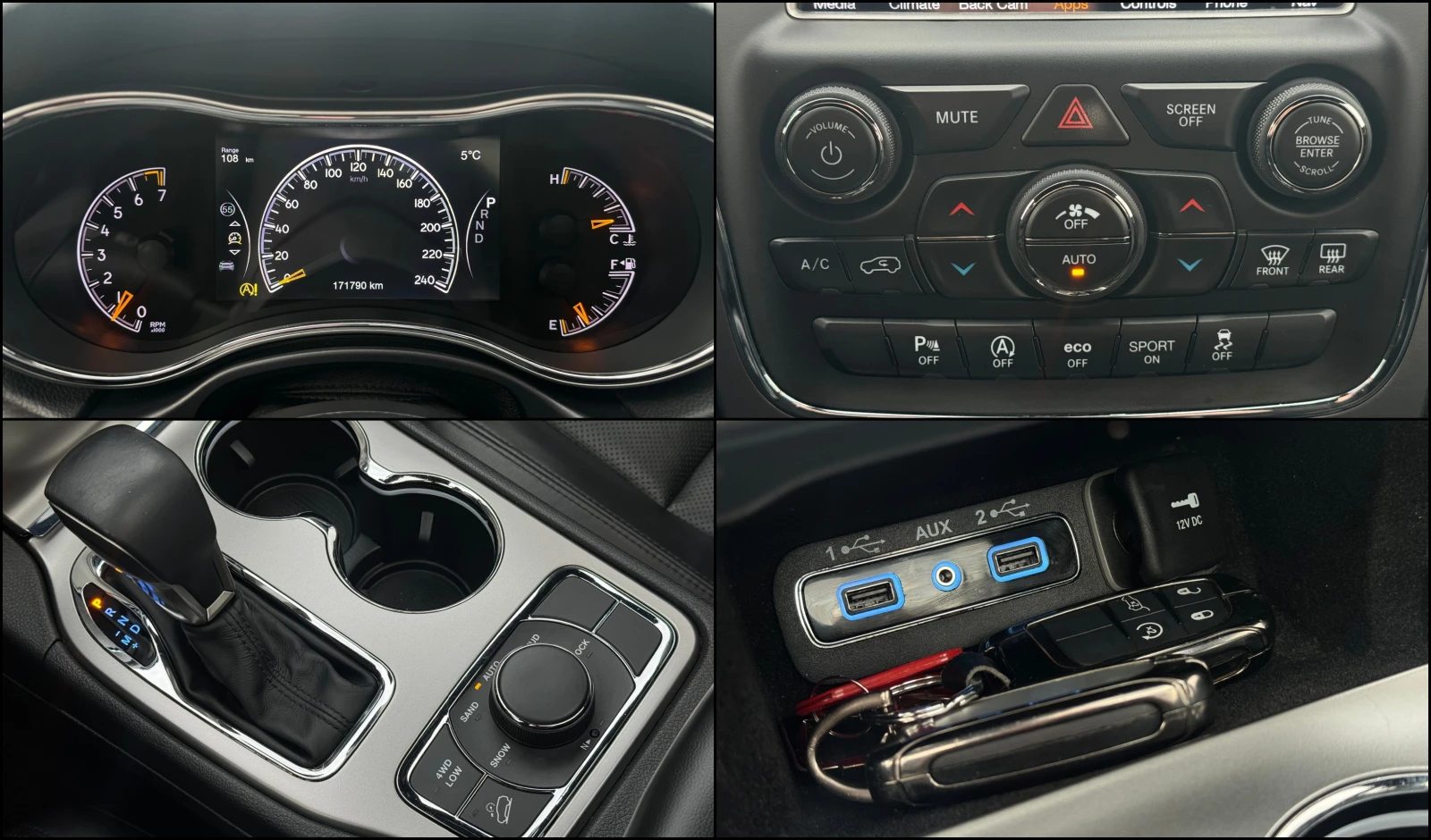 Jeep Grand cherokee 3.6 V6 ! Limited ! FaceLift !, снимка 14 - Автомобили и джипове - 53639262