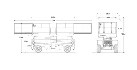 Автовишка Друга марка SKYJACK SJ 9241 4x4, снимка 15