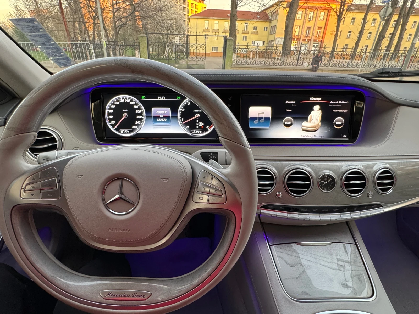 Mercedes-Benz S 550 4MATIC LONG, снимка 11 - Автомобили и джипове - 54115162