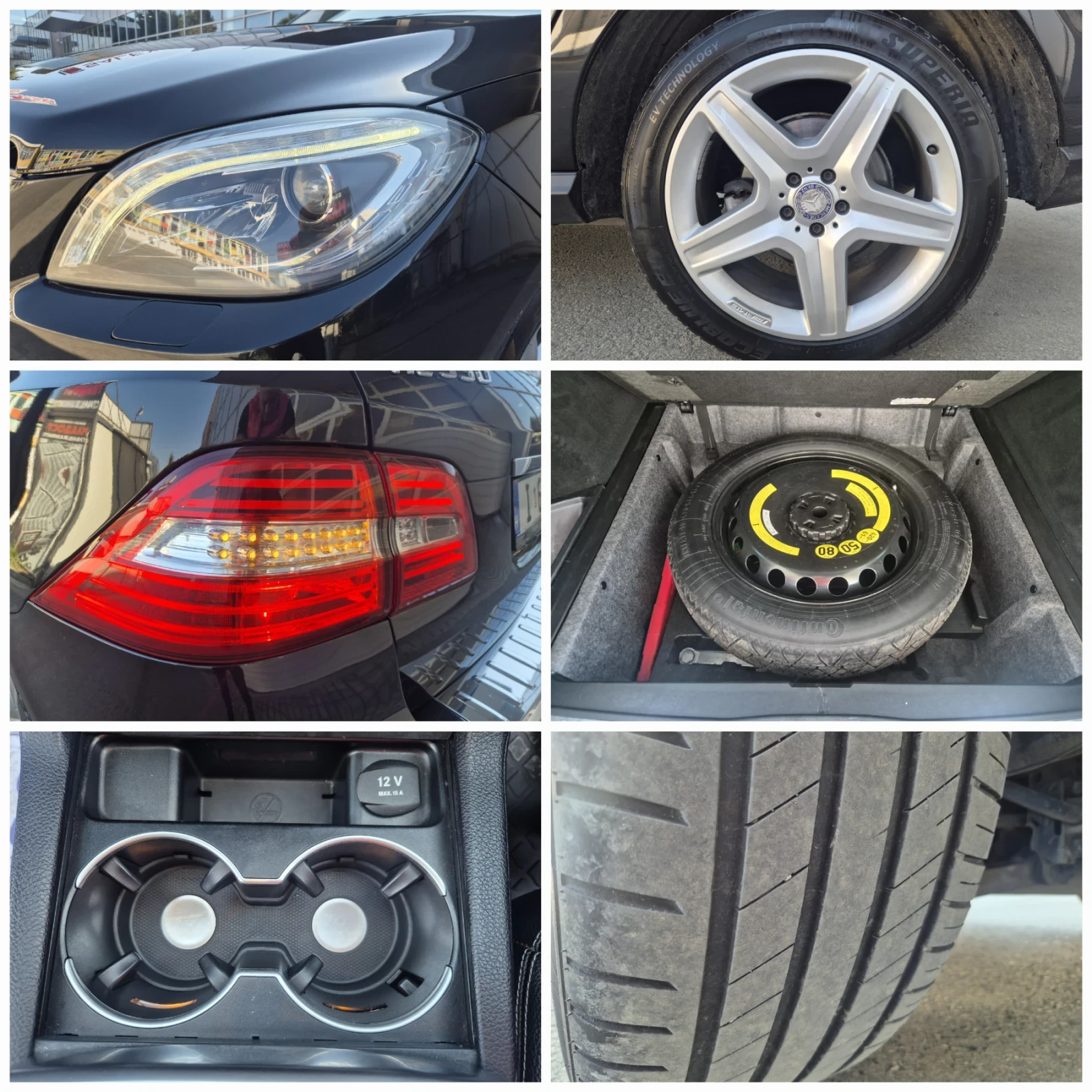 Mercedes-Benz ML 350 Нави* Кожа* Лед-Фар* Ел-Багажник* Амг-джанти* , снимка 17 - Автомобили и джипове - 54113251