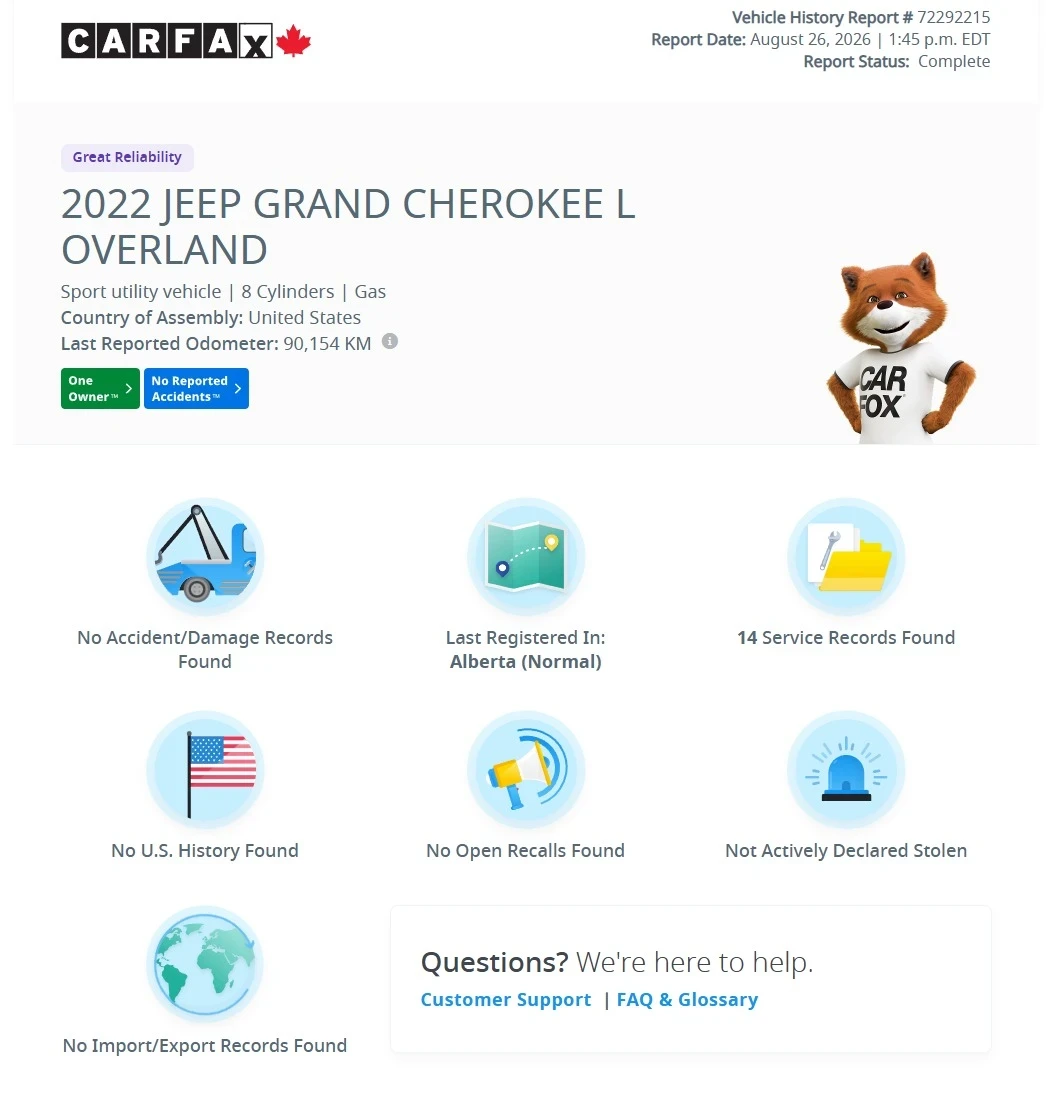 Jeep Grand cherokee Overland 5.7 HEMI| Quadra-Drive II 4x4| CARFAX | , снимка 14 - Автомобили и джипове - 56183614