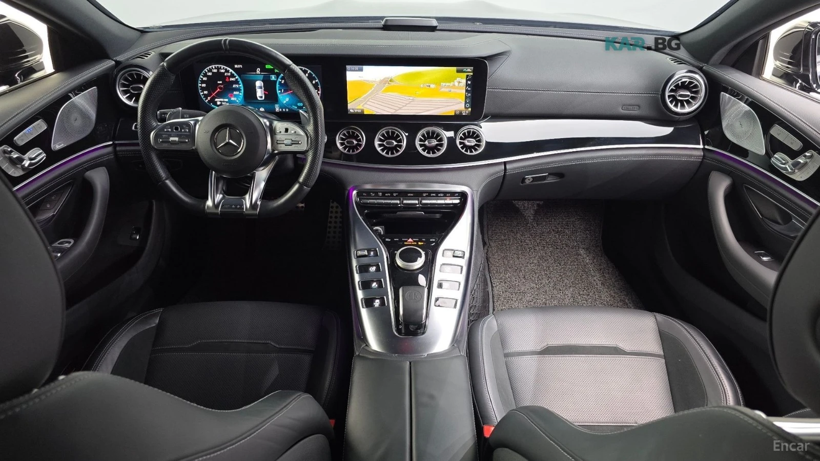 Mercedes-Benz AMG GT 43 4MATIC+ * HUD* КОЖА* ОБДУХВ* 360, снимка 7 - Автомобили и джипове - 55180799
