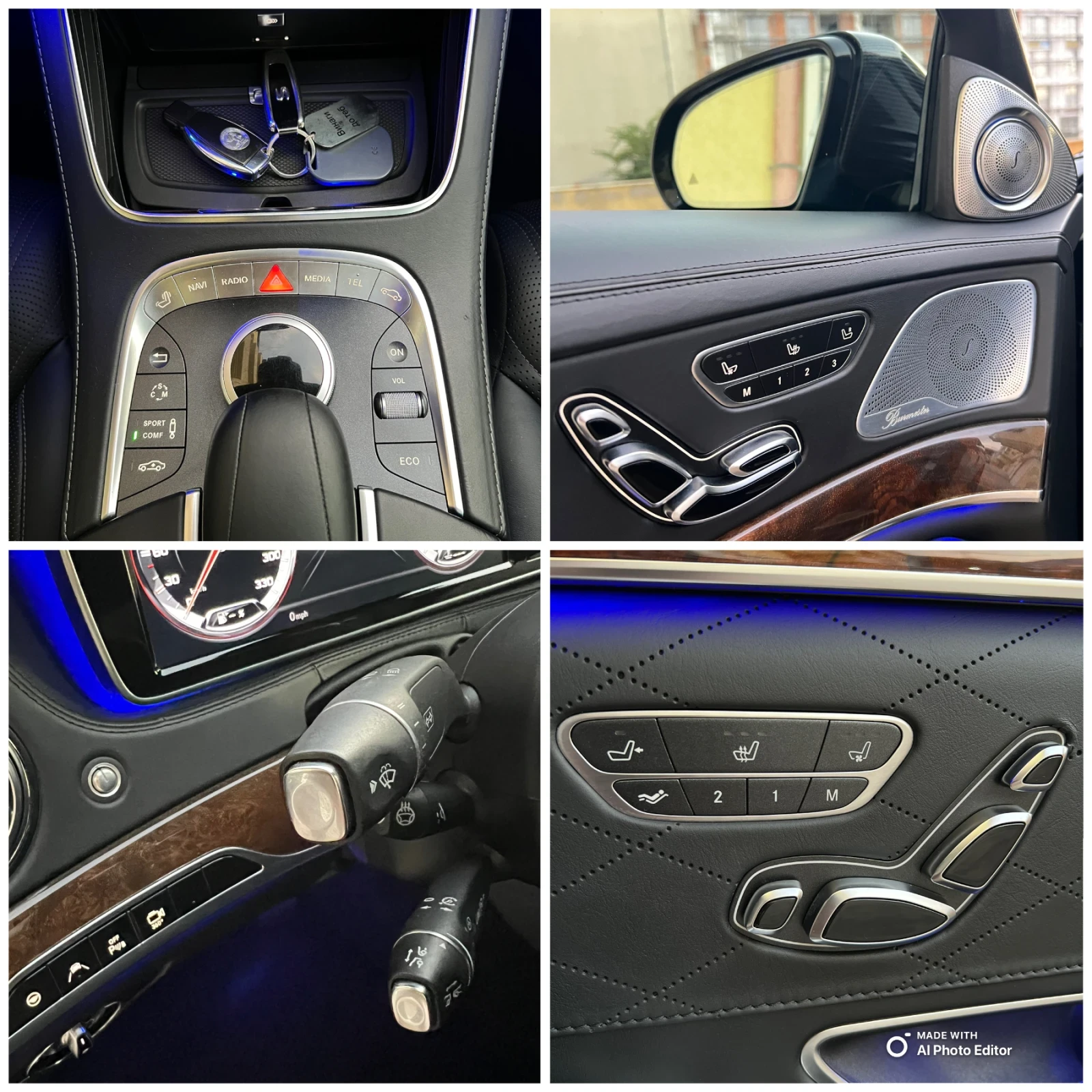 Mercedes-Benz S 63 AMG 4Matic, снимка 17 - Автомобили и джипове - 56362979
