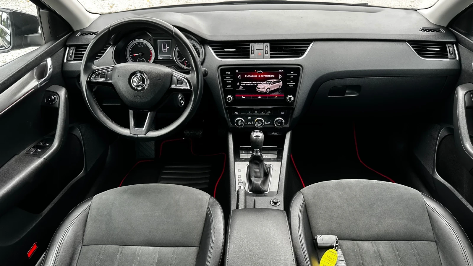 Skoda Octavia Euro 6 1.5G-tec кейлес Navi DSG-Италия, снимка 10 - Автомобили и джипове - 55267034