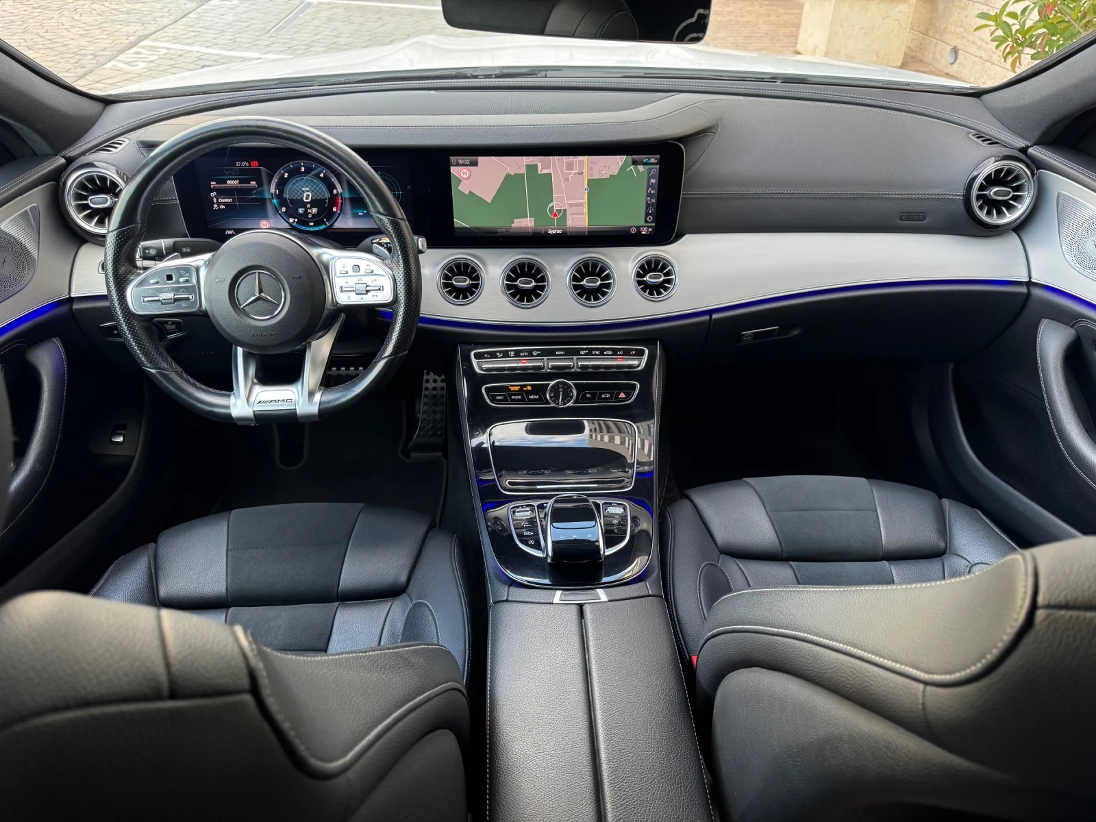 Mercedes-Benz CLS 400 9-G 4Matic AMG Distronic+ Multibeam 129хил.км, снимка 8 - Автомобили и джипове - 56250500