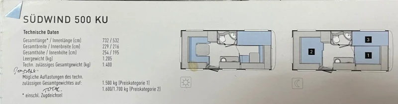 Каравана Knaus 500 KU, снимка 16 - Каравани и кемпери - 48667465