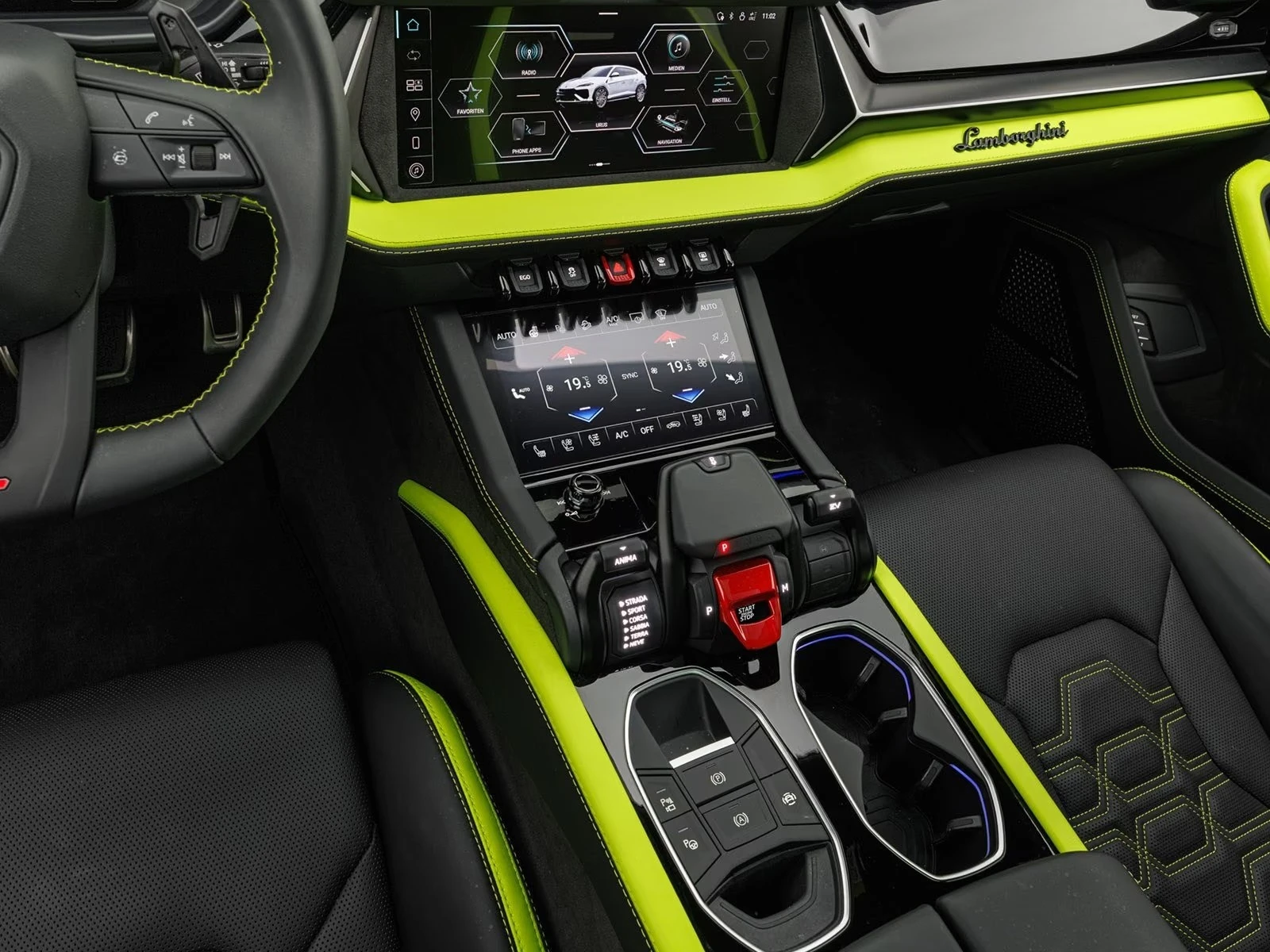 Lamborghini Urus SE PLUG-IN HYBRID VERDE-SCANDAL KERAMIK B&O , снимка 8 - Автомобили и джипове - 56300708