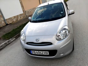 Nissan Micra 1.2i.80k.ВЕРИГА+ КЛИМА. 2011г., снимка 1