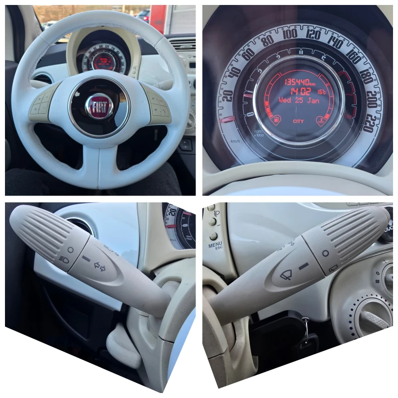 Fiat 500 1.2i УНИКАТ , снимка 11 - Автомобили и джипове - 53445011